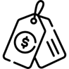 Reliable pricing icon
